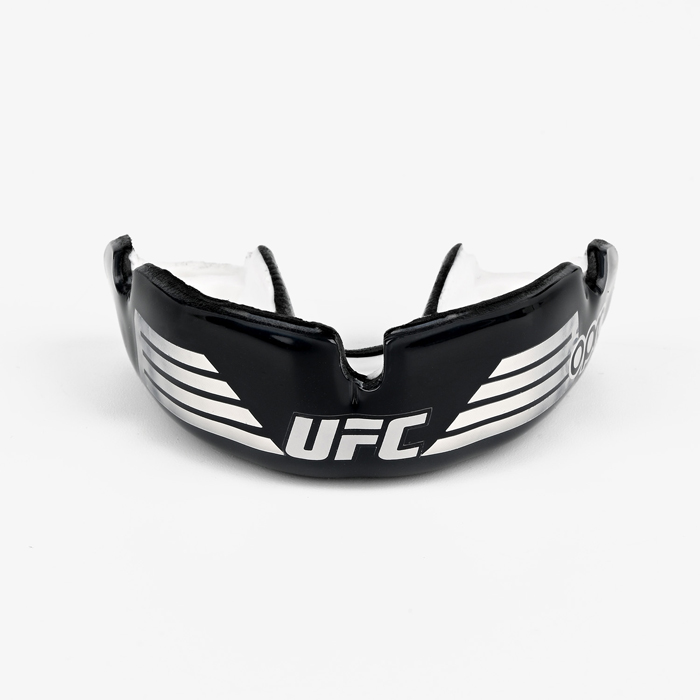 Боксёрская капа Opro Instant Custom-Fit UFC серебристый/чёрный - фото 1