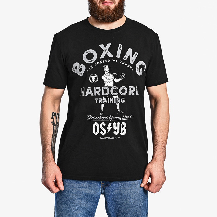 Футболка Hardcore Training Boxing 2.0 Black - фото 1