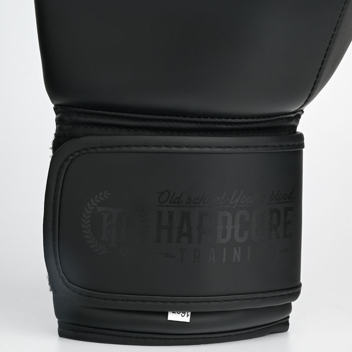 Боксерские перчатки Hardcore Training Helmet PU Black/Black - фото 5