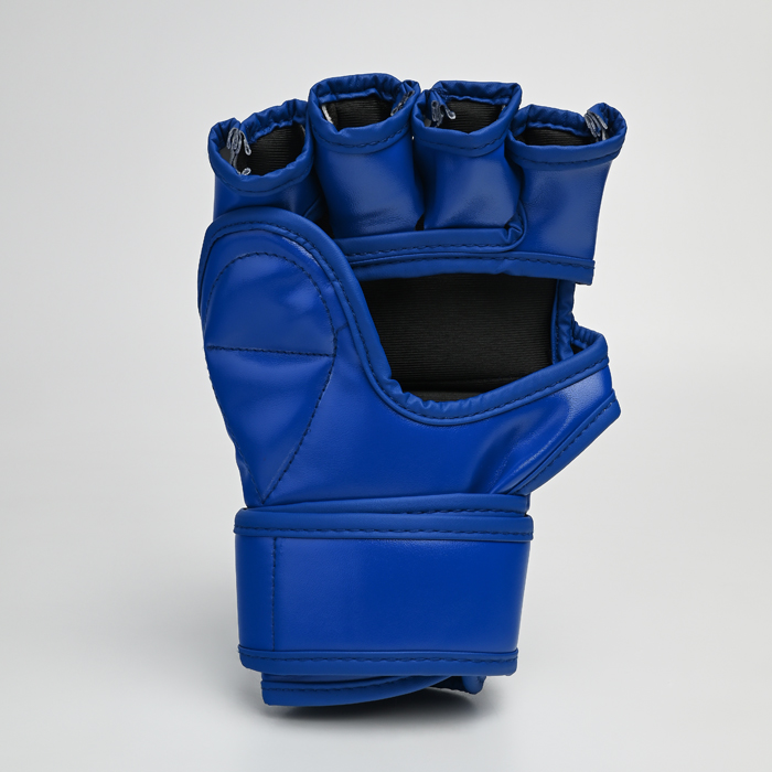 ММА перчатки Hardcore Training Base PU Blue - фото 5