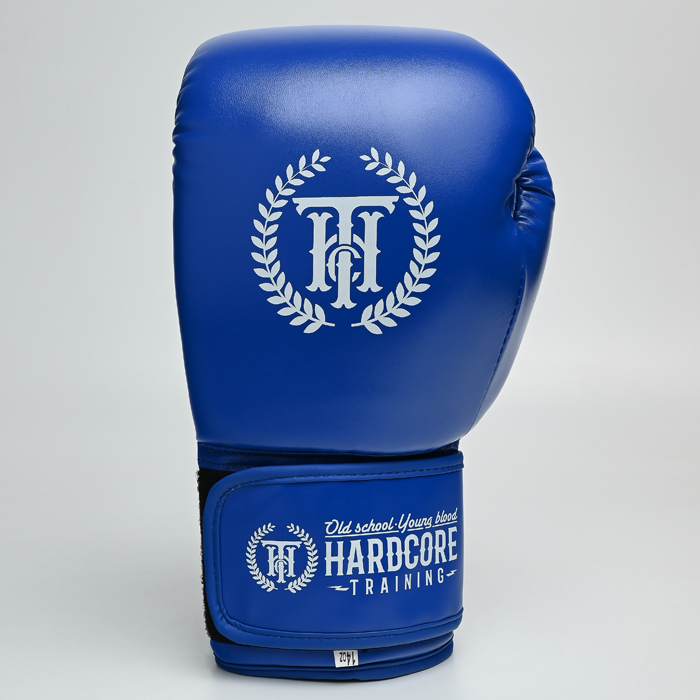 Боксерские перчатки Hardcore Training Base PU Blue - фото 3
