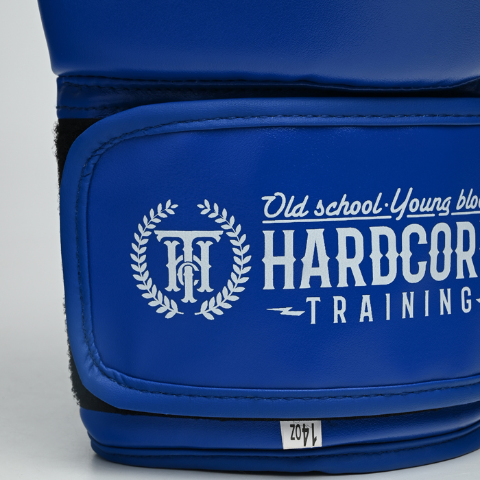 Боксерские перчатки Hardcore Training Base PU Blue - фото 5