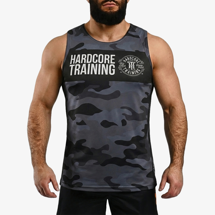 Тренировочная майка Hardcore Training Night Camo черная - фото 1