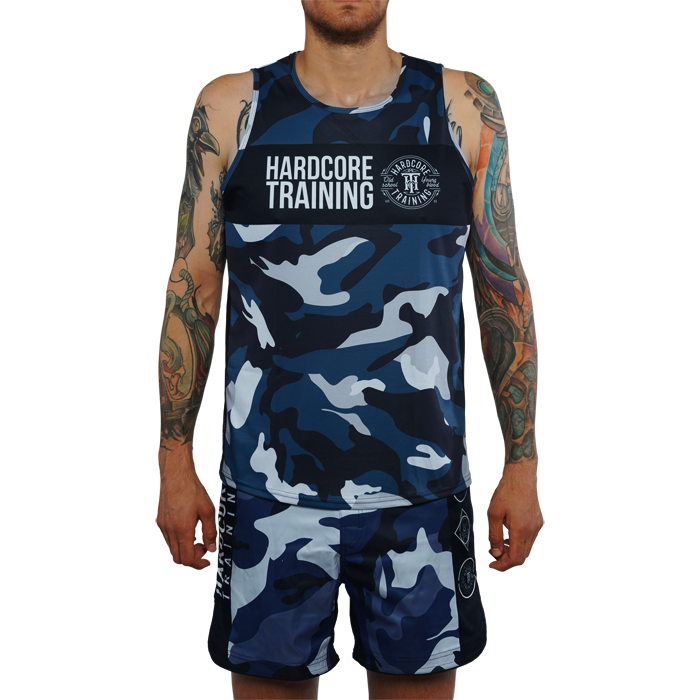 Тренировочная майка Hardcore Training Night Camo Blue/White - фото 5