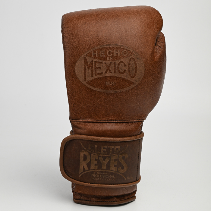 Боксерские перчатки Cleto Reyes E600 Vintage коричневые - фото 3