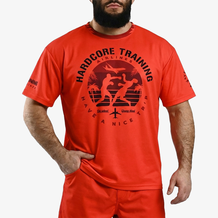 Тренировочная футболка Hardcore Training Voyage Coral - фото 1