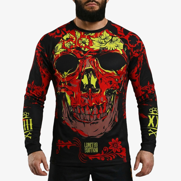Тренировочный лонгслив Hardcore Training Skull Folk - фото 1