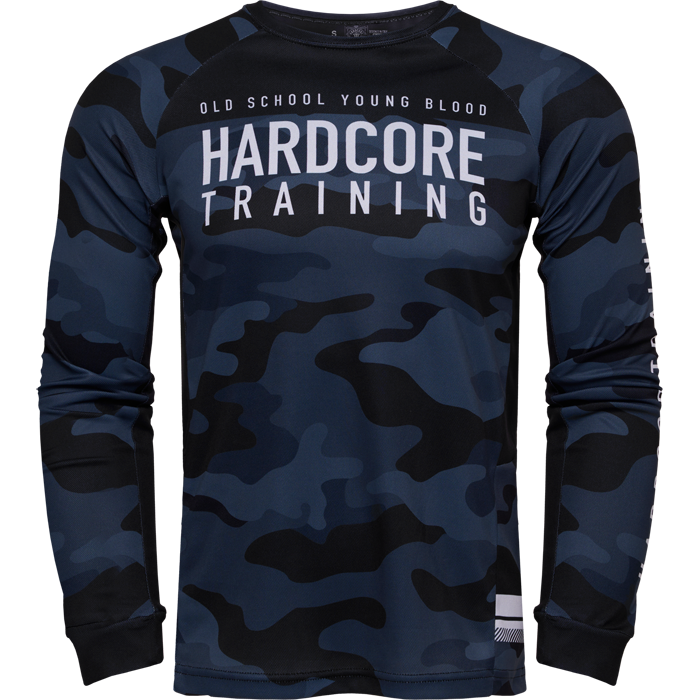 Тренировочный лонгслив Hardcore Training ночной камуфляж - фото 2