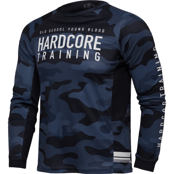 Тренировочный лонгслив Hardcore Training ночной камуфляж - фото 4