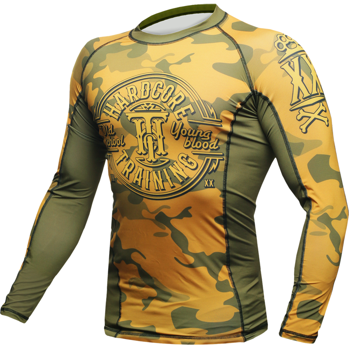 Рашгард Hardcore Training Yellow Camo - фото 4