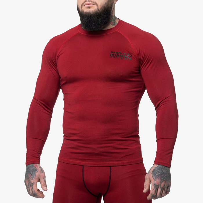 Рашгард Hardcore Training Burning Burgundy - фото 1