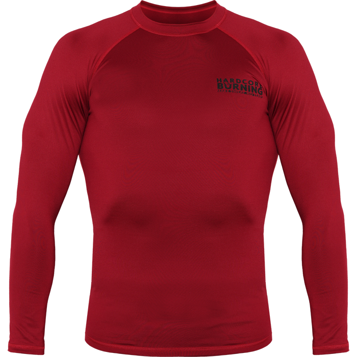 Рашгард Hardcore Training Burning Burgundy - фото 2
