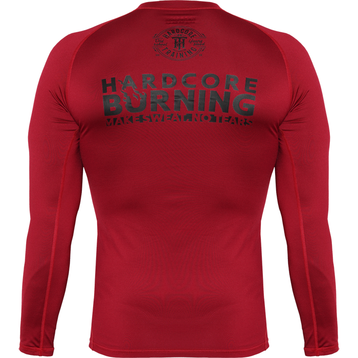 Рашгард Hardcore Training Burning Burgundy - фото 4