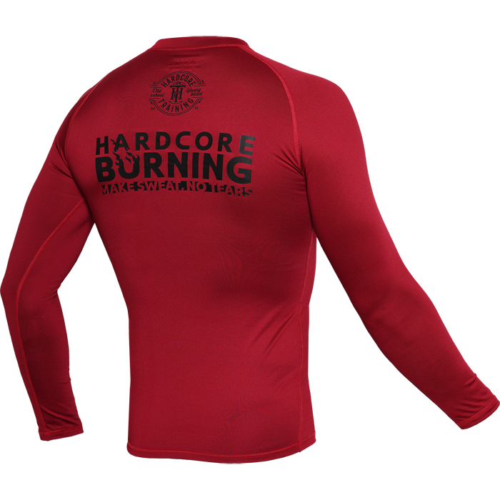 Рашгард Hardcore Training Burning Burgundy - фото 5