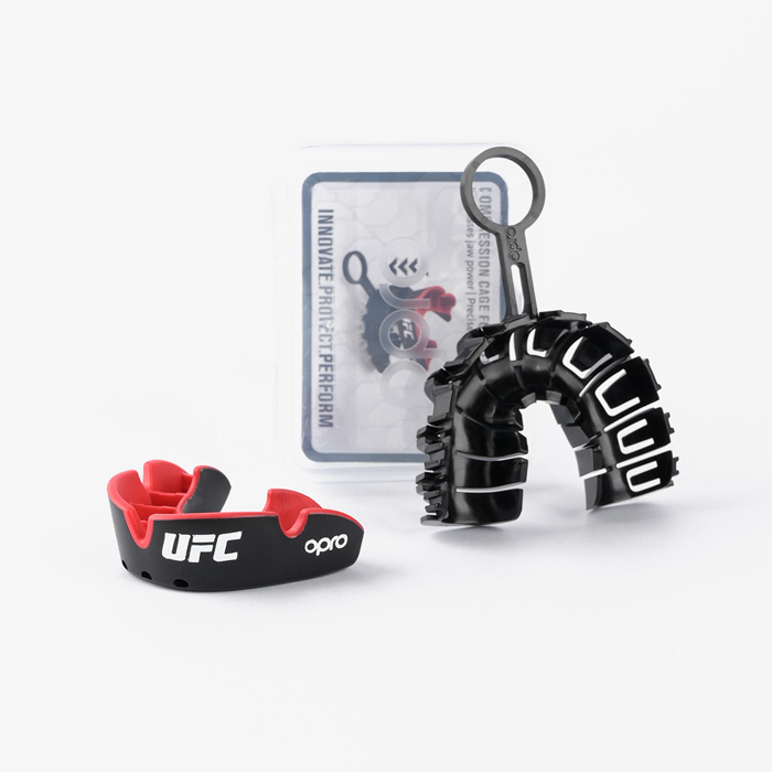 Детская боксерская капа Opro Silver Level UFC чёрная - фото 2