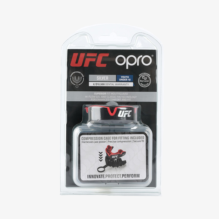 Детская боксерская капа Opro Silver Level UFC чёрная - фото 6