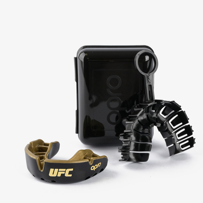 Боксерская капа Opro Gold Level UFC Black - фото 2