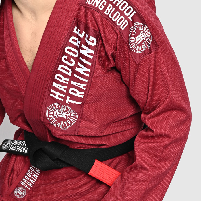 Кимоно для БЖЖ Hardcore Training OSYB Oxblood - фото 4