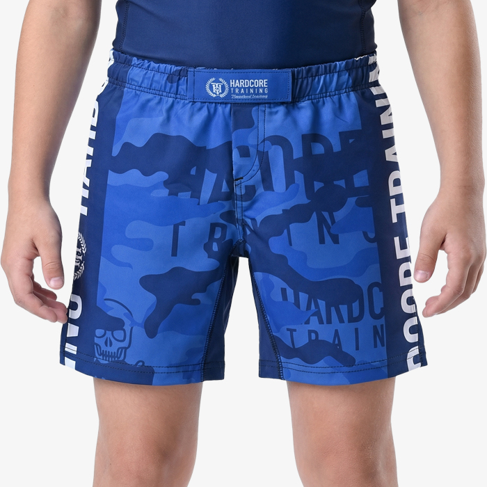 Детские шорты Hardcore Training Camo 2.1 Blue - фото 1