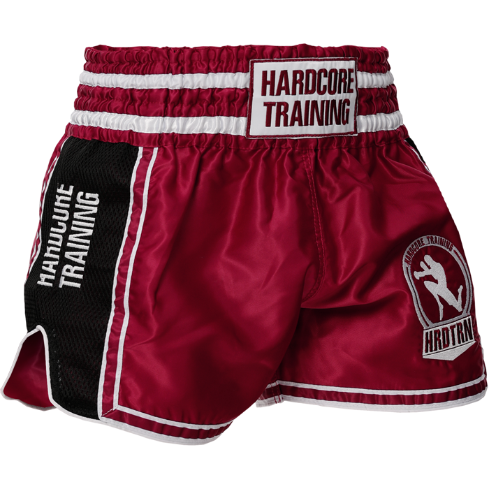 Тайские шорты Hardcore Training Base 2.0 Burgundy - фото 3