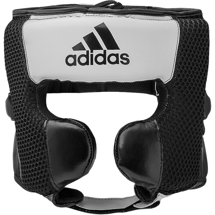 Боксёрский шлем Adidas Hybrid 150 White/Black - фото 2