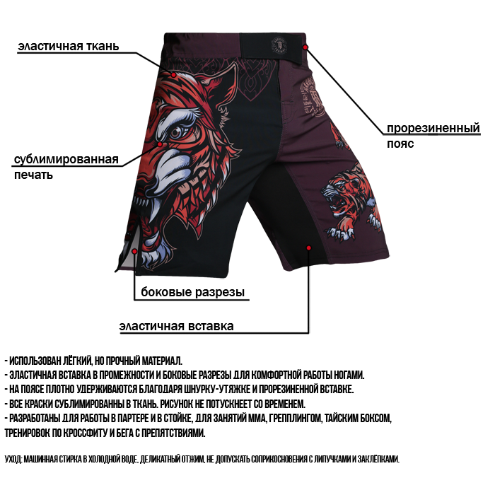 Шорты Hardcore Training Tiger - фото 6
