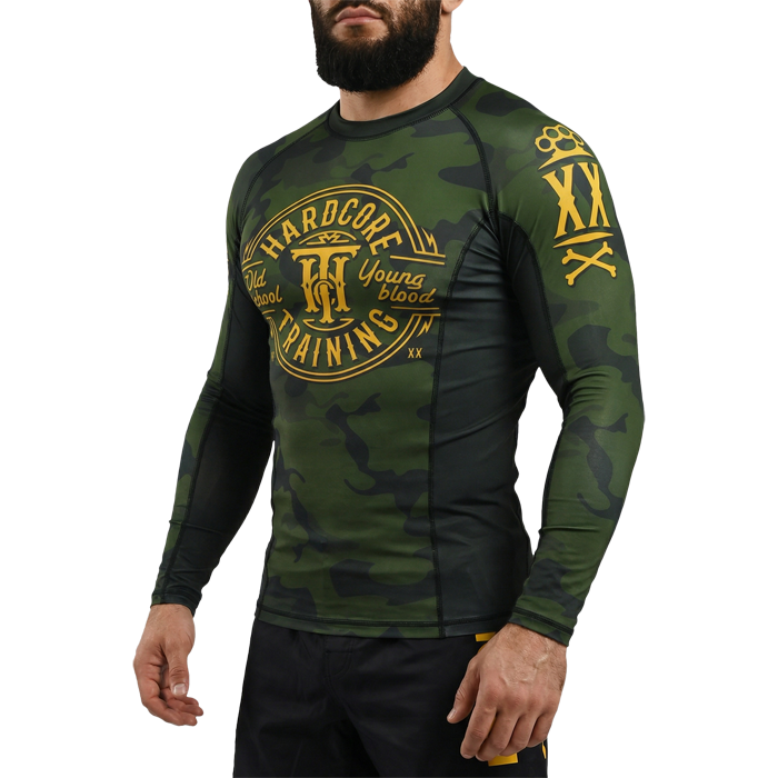 Рашгард Hardcore Training Green Camo - фото 1