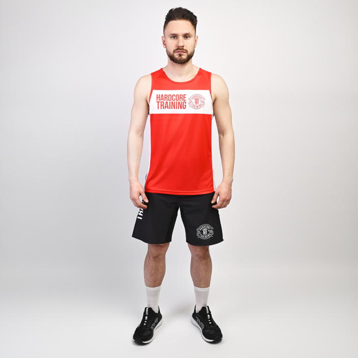 Тренировочная майка Hardcore Training Red/White - фото 2