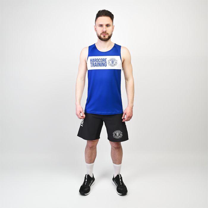Тренировочная майка Hardcore Training Blue/White - фото 2