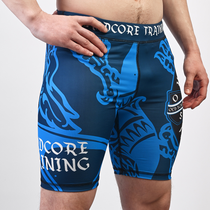 Компрессионные шорты Hardcore Training Heraldry Blue - фото 2