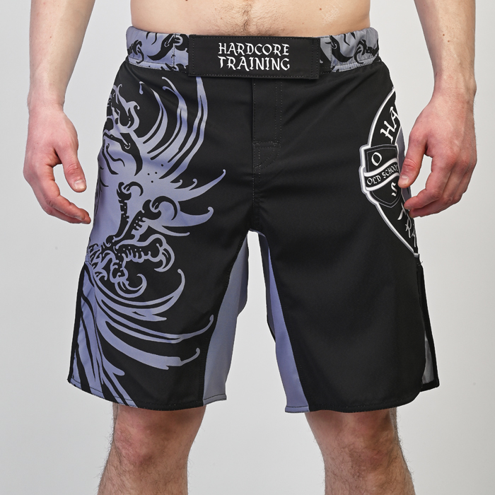 Шорты Hardcore Training Heraldry Black/Gray - фото 3
