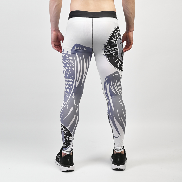 Компрессионные штаны Hardcore Training Heraldry White - фото 4