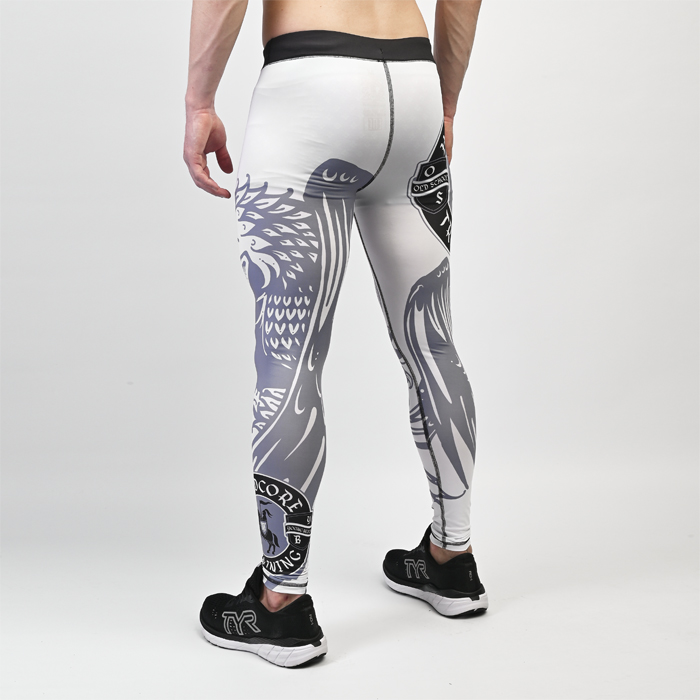 Компрессионные штаны Hardcore Training Heraldry White - фото 5