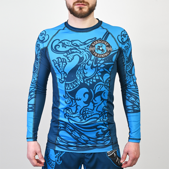 Рашгард Hardcore Training Heraldry Blue LS - фото 1