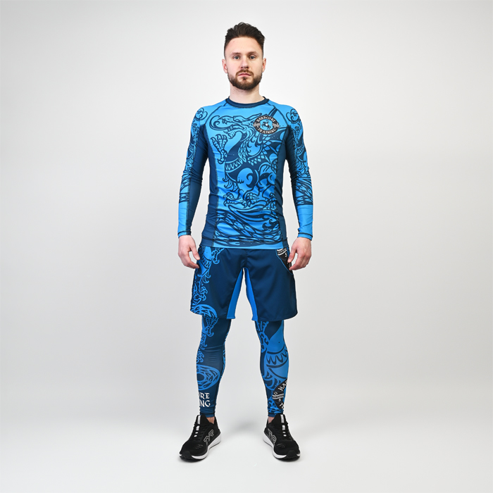 Рашгард Hardcore Training Heraldry Blue LS - фото 3