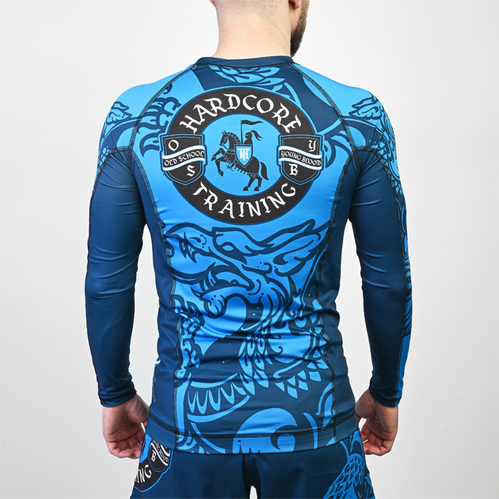 Рашгард Hardcore Training Heraldry Blue LS - фото 4