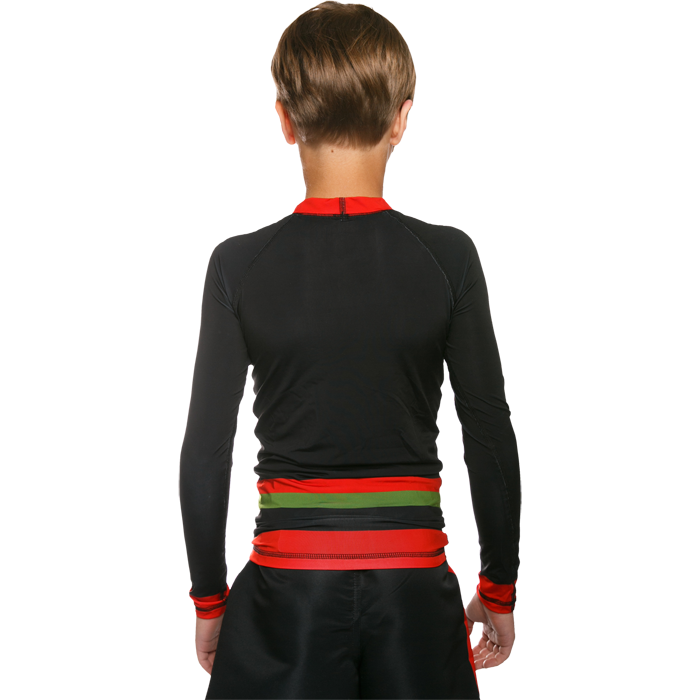 Детский рашгард Hardcore Training Red-Green - фото 2