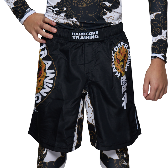 Детские шорты Hardcore Training Raijin Black/White - фото 1