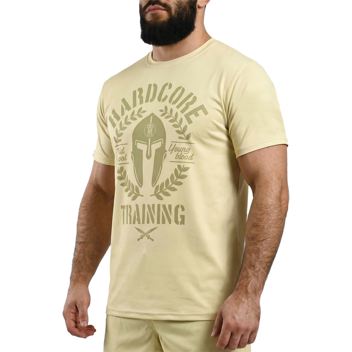 Тренировочная футболка Hardcore Training Helmet Sand - фото 1