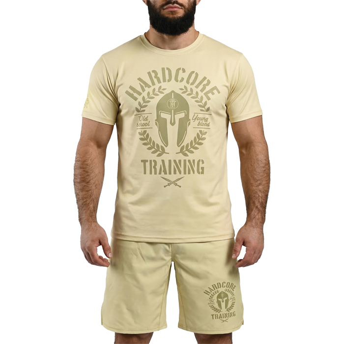 Тренировочная футболка Hardcore Training Helmet Sand - фото 5
