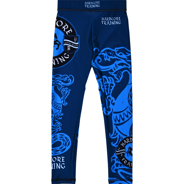 Детские компрессионные штаны Hardcore Training Heraldry Blue - фото 1