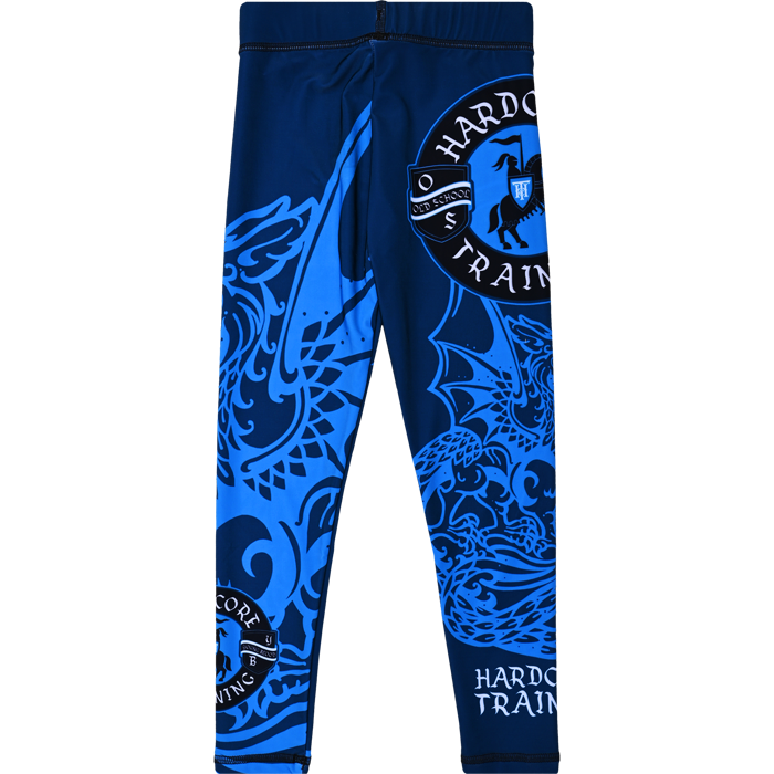 Детские компрессионные штаны Hardcore Training Heraldry Blue - фото 2
