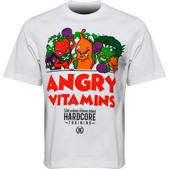 Детская футболка Hardcore Training Angry Vitamins White - фото 1