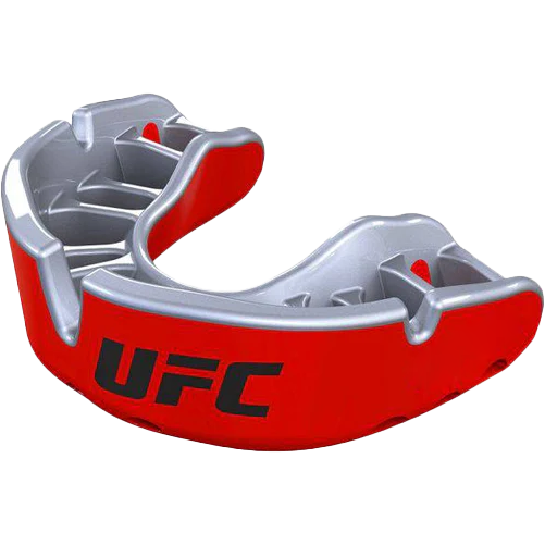 Детская капа UFC Opro Gold Level UFC Red/Silver - фото 1