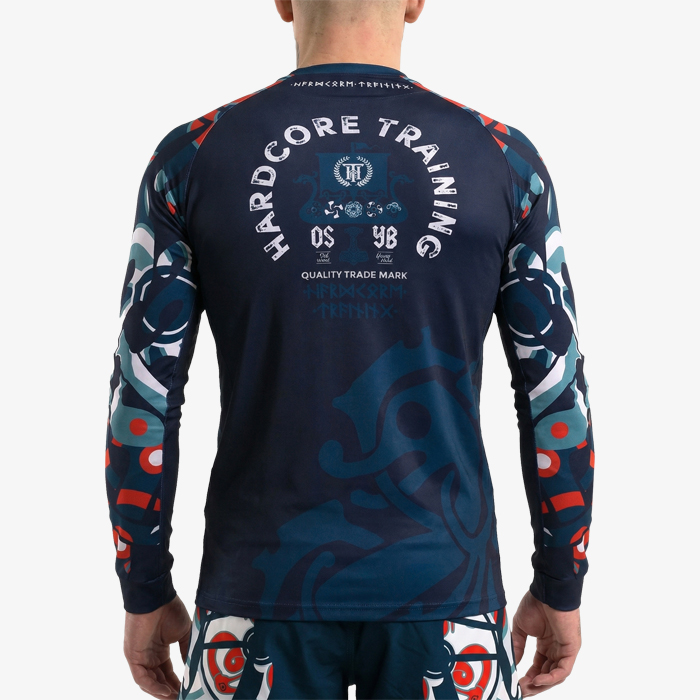 Тренировочный лонгслив Hardcore Training Nordic Pattern Black Russian - фото 3