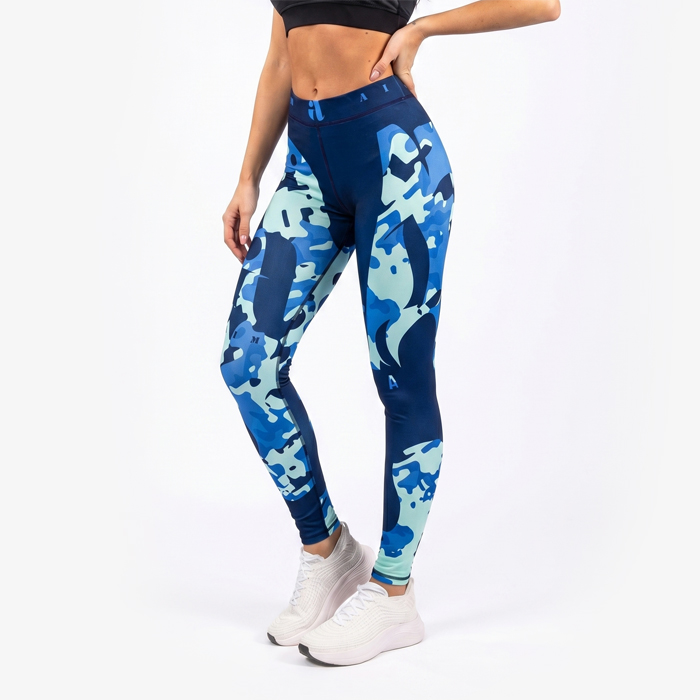 Компрессионные штаны Aim Military Uniqueness Skin Blue - фото 1