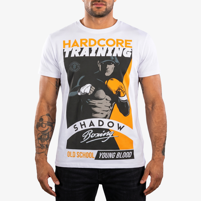 Футболка Hardcore Training Shadow Boxing White - фото 1