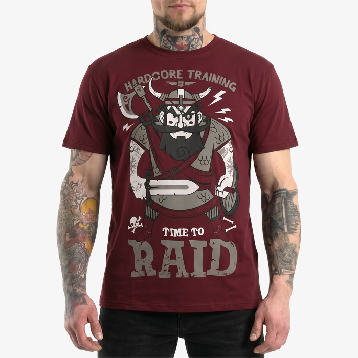 Футболка Hardcore Training Time To Raid - фото 1