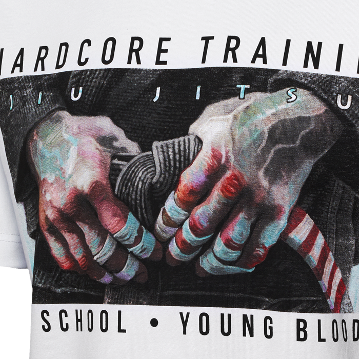 Футболка Hardcore Training Triumph White Oversized Fit - фото 3