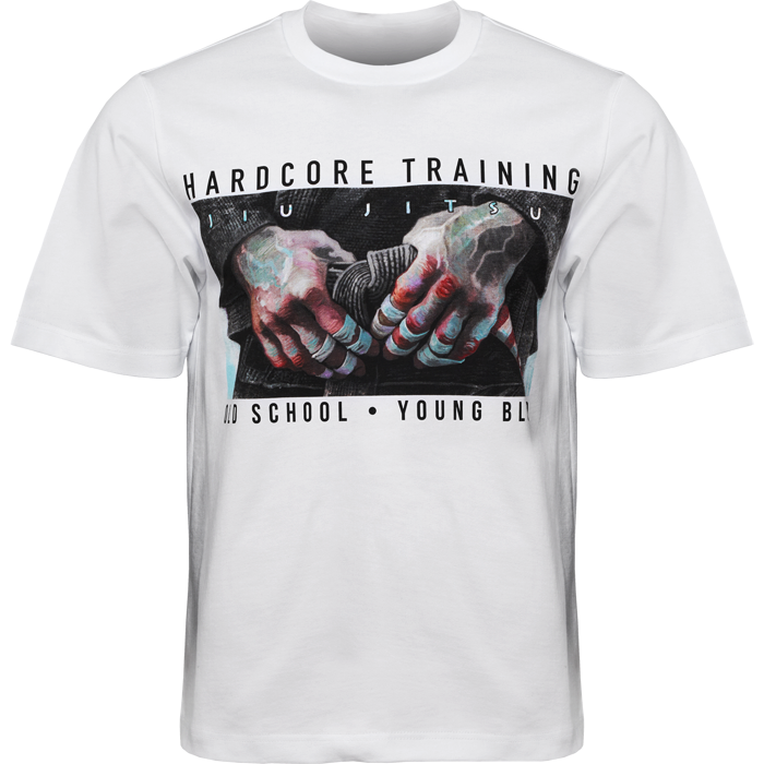 Футболка Hardcore Training Triumph White Oversized Fit - фото 6